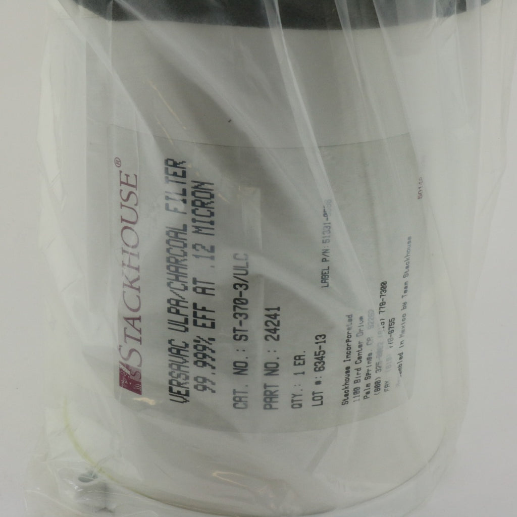 StackHouse VersaVac ULPA Charcoal Smoke Evacuation Filter 0.12µm ST-370-3/ULC