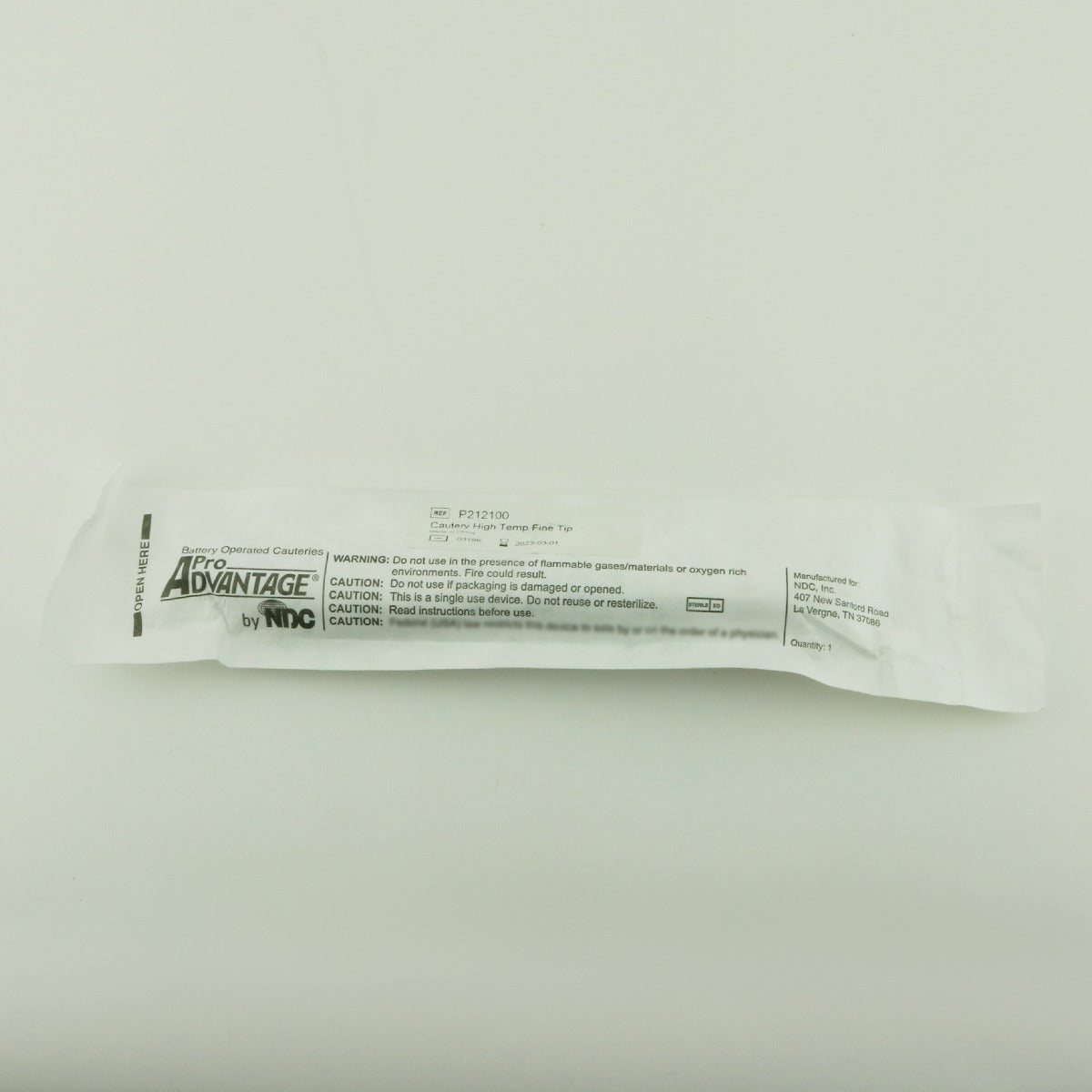 NDC Pro Advantage P212100 High Temp Fine Tip Battery Operated Cautery EXP2023