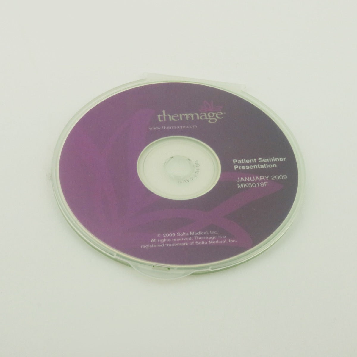 2009 Solta Thermage Patient Seminar Presentation CD MK5018F