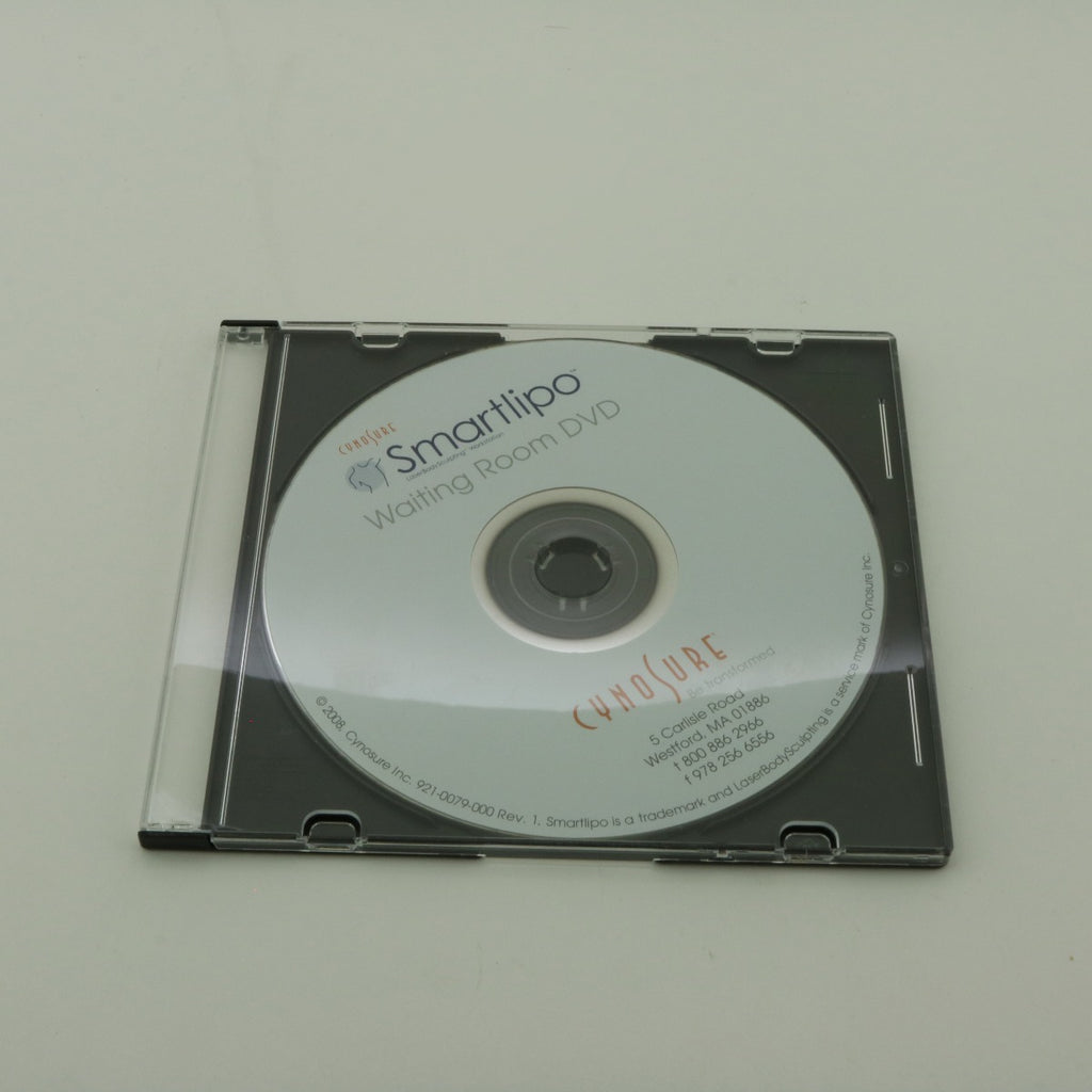 2008 Cynosure SmartLipo Patient Waiting Room DVD 921-0079-000