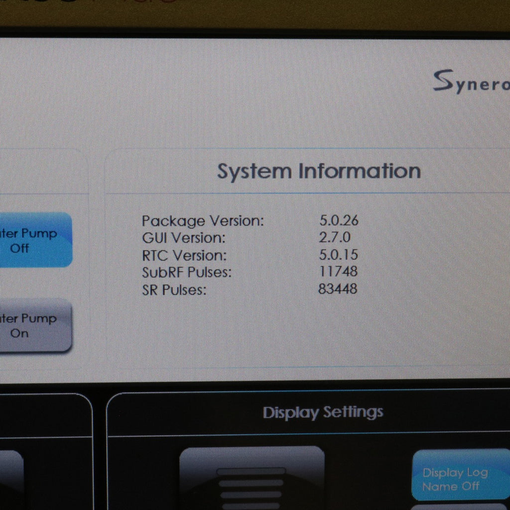 Syneron Candela Elos Plus Laser RF IPL w/ 4 Handpieces Sublime Sublative SR SRA