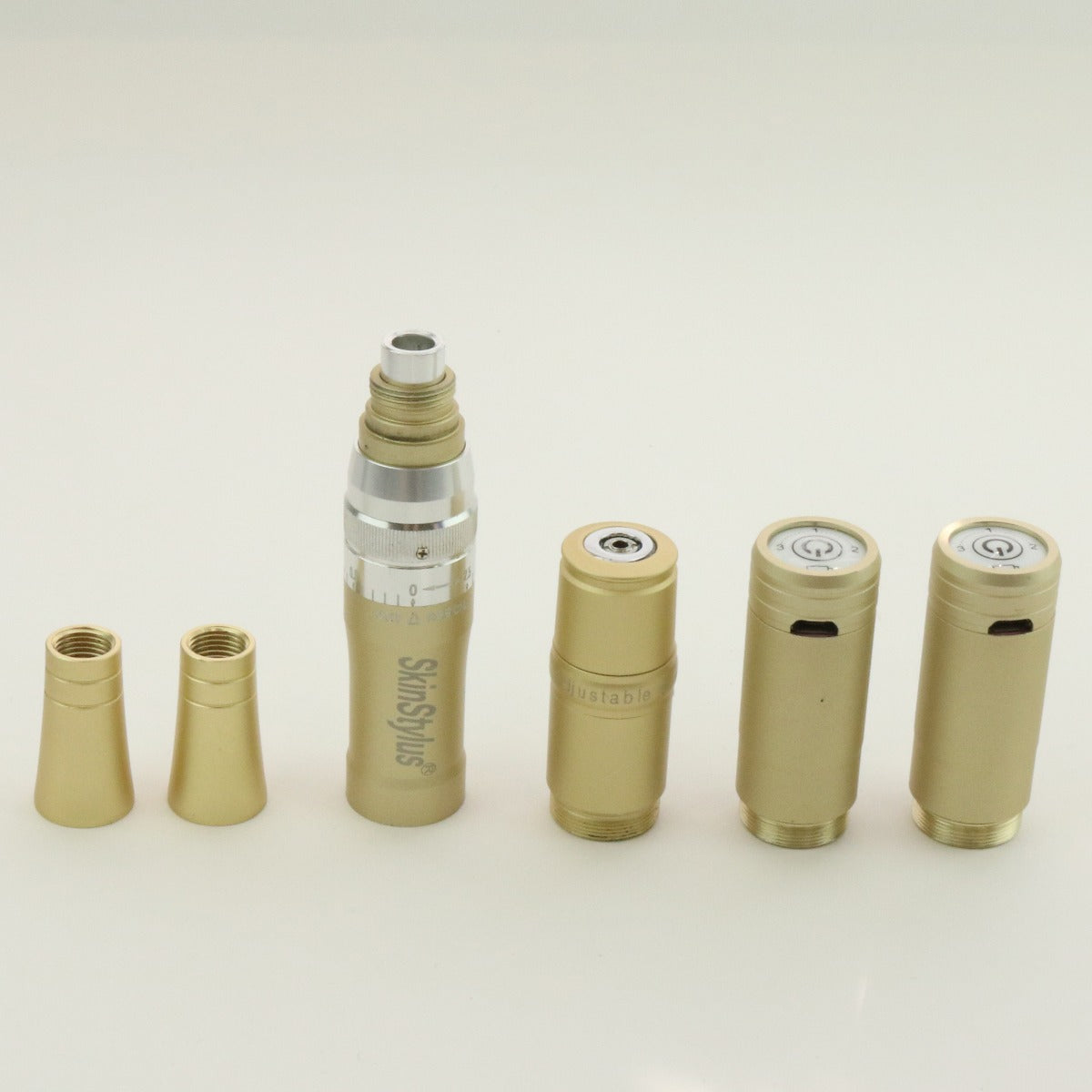 SkinStylus Gold BioLock 1 Variable Depth Microneedling Pen Set Skin Stylus