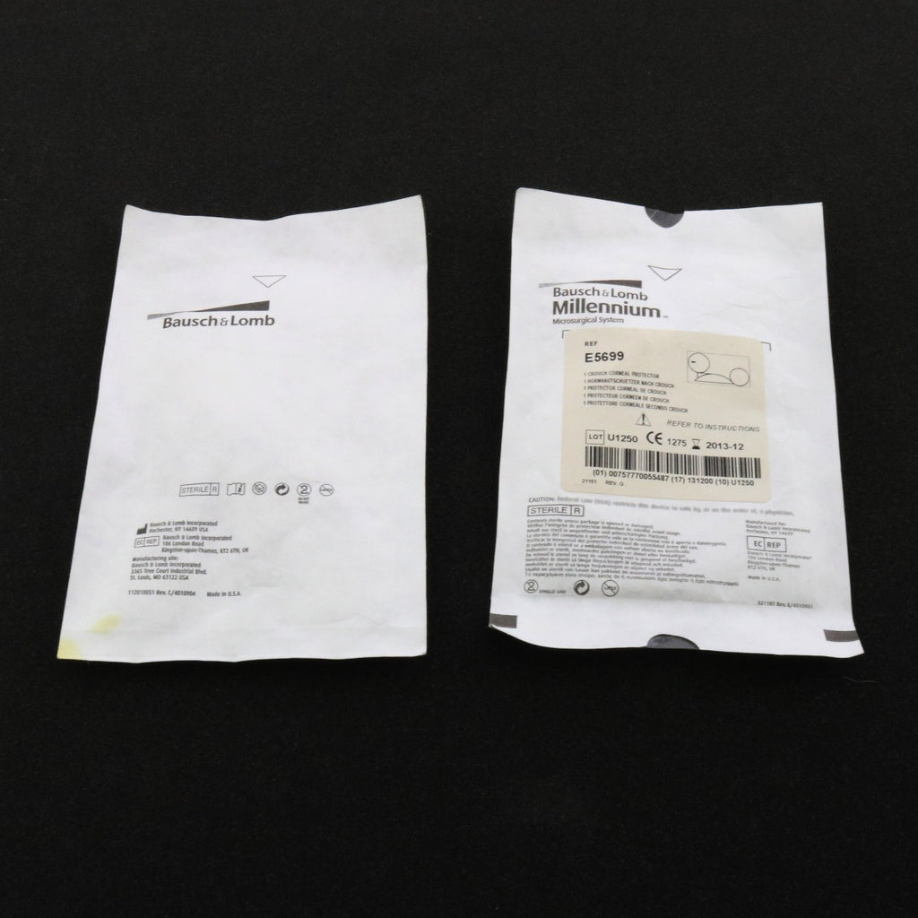 Bausch & Lomb E5699 Crouch Corneal Protector Eye Shield Cups Set of 2