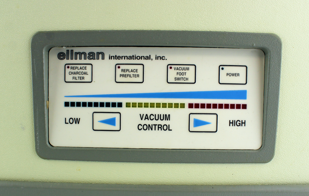ELLMAN INTERNATIONAL INC Quiet-Vac Smoke Evacuator with Foot Pedal