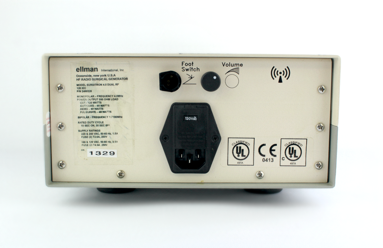 Ellman 120 IEC Surgitron 4.0 Dual RF HF Radio Surgical Generator