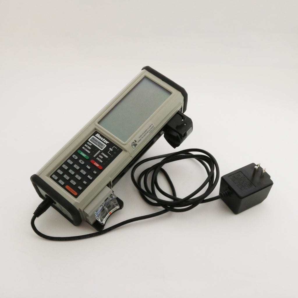 Baxter Model AS50 IV Infusion Auto Syringe Pump Bad Fuse Error AS IS FOR PARTS