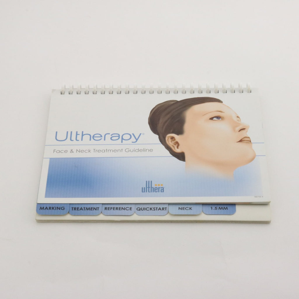 Ulthera Ultherapy Face & Neck Treatment Guideline Presentation Book