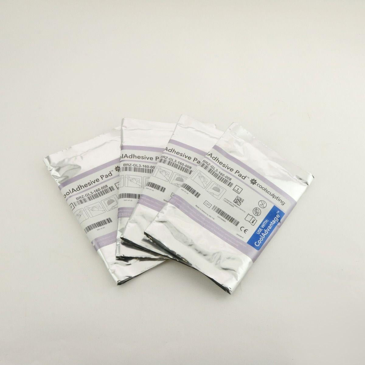 Zeltiq CoolSculpting CoolAdvantage Adhesive Pads BRZ-GL3-160 07/2023 x4