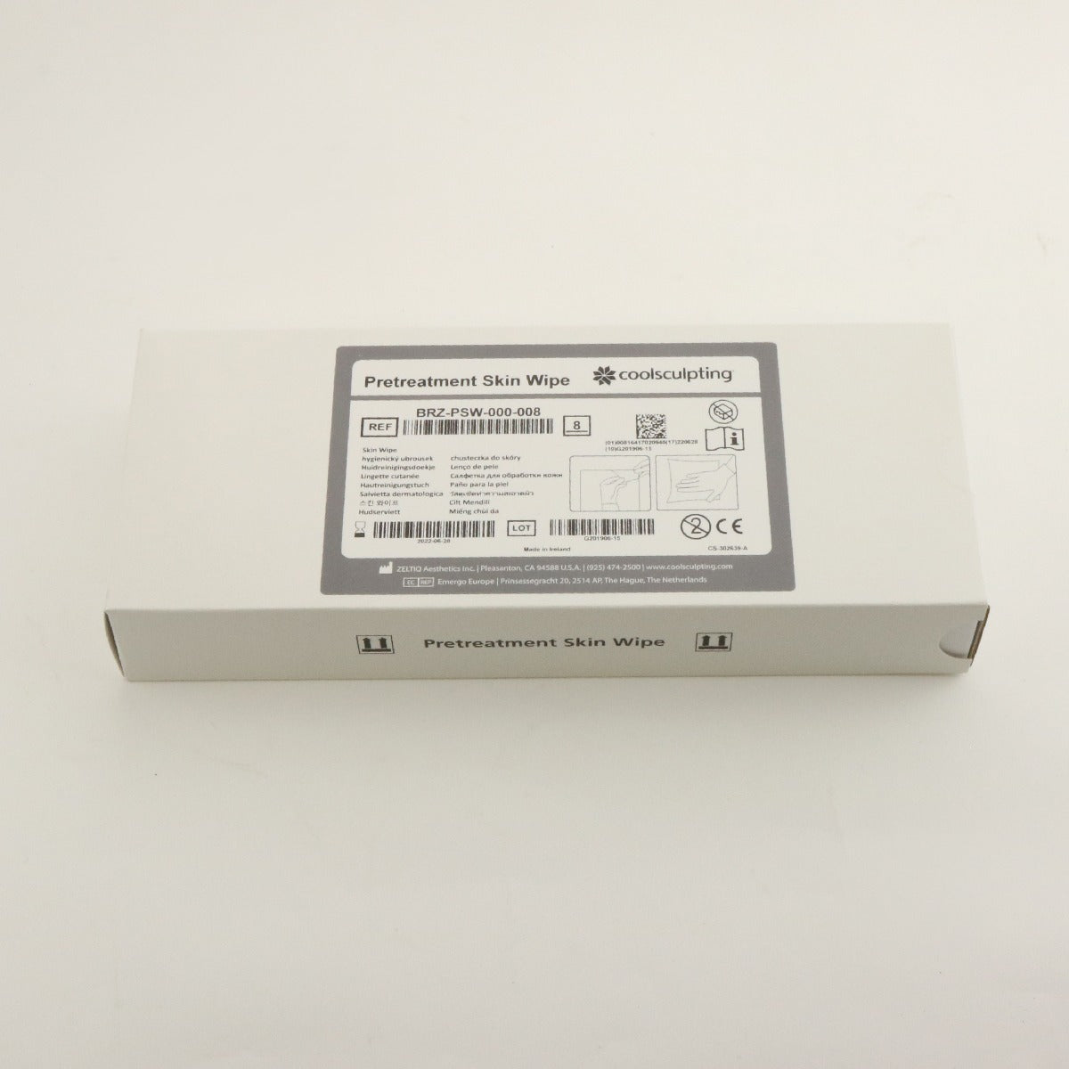 ZELTIQ CoolSculpting Pretreatment Skin Wipe BRZ-PSW-000-008 Treatment 06/22 x8Pc