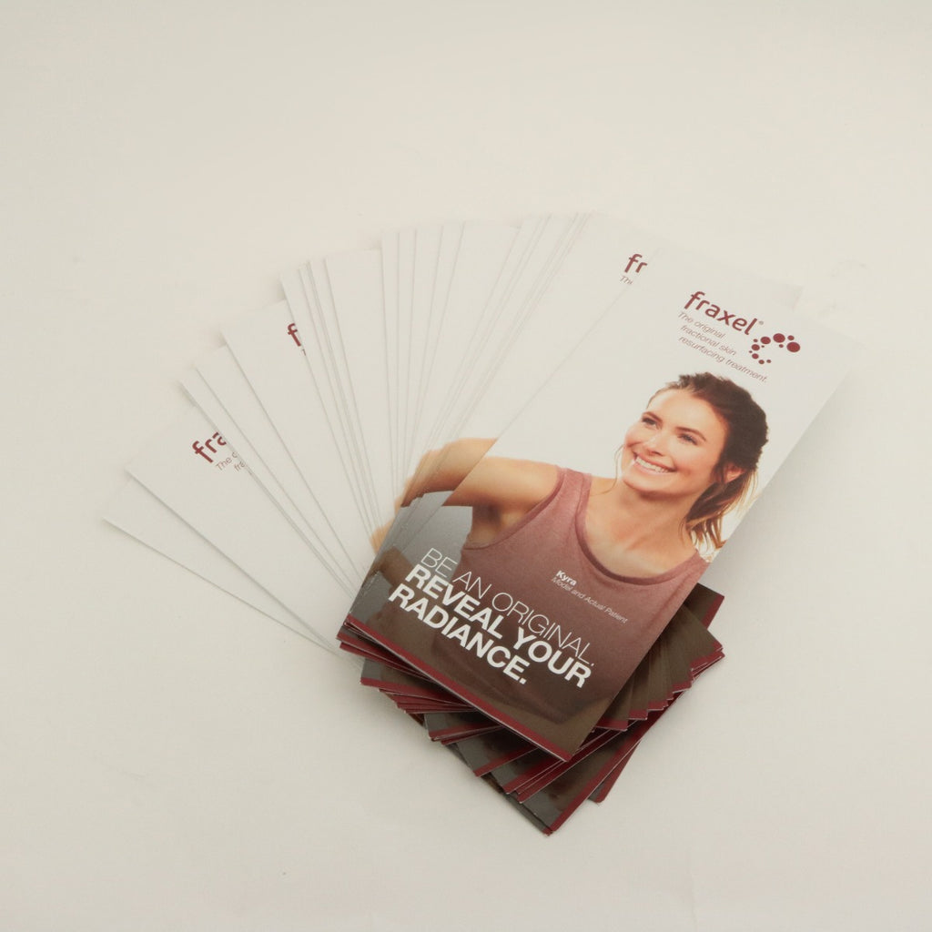 2018 Solta Fraxel Dual 1550/1927 Laser Reveal Your Radiance Brochures 25 Pack