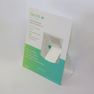 Cutera Secret RF Front Desk Lobby Brochure Holder SecretRF Display 8.5x11"