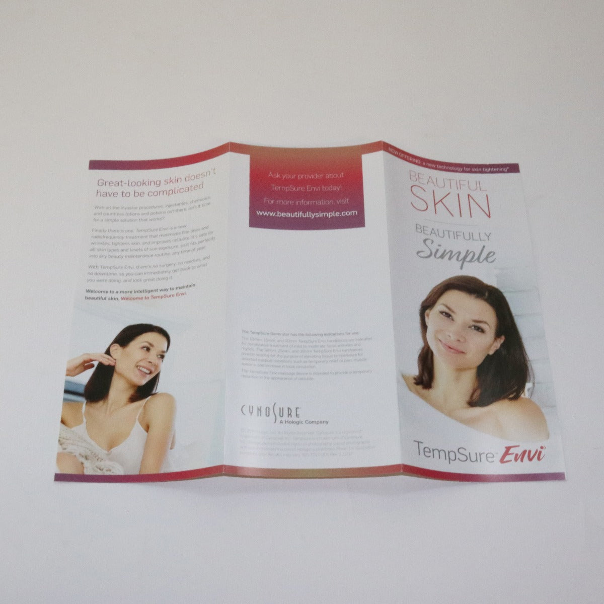2017 Cynosure TempSure Envi RF Skin Tightening Patient Brochures 23 Pack