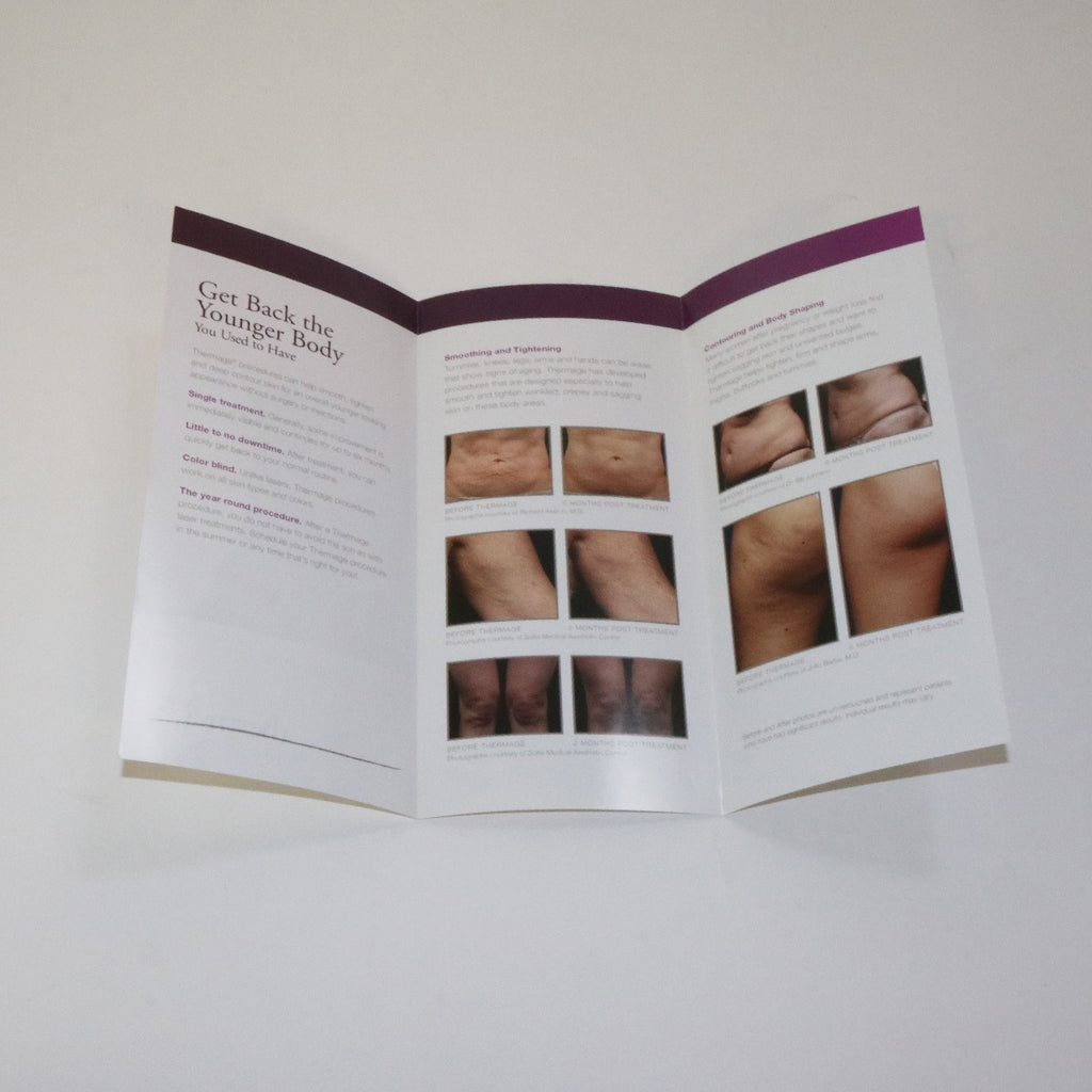 2011 Solta Thermage Skin Tightening Patient Brochures MK2028H 26 Pack