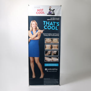 2018 Zeltiq CoolSculpting 80x32" Cool Sculpting Marketing Banner Advertisement