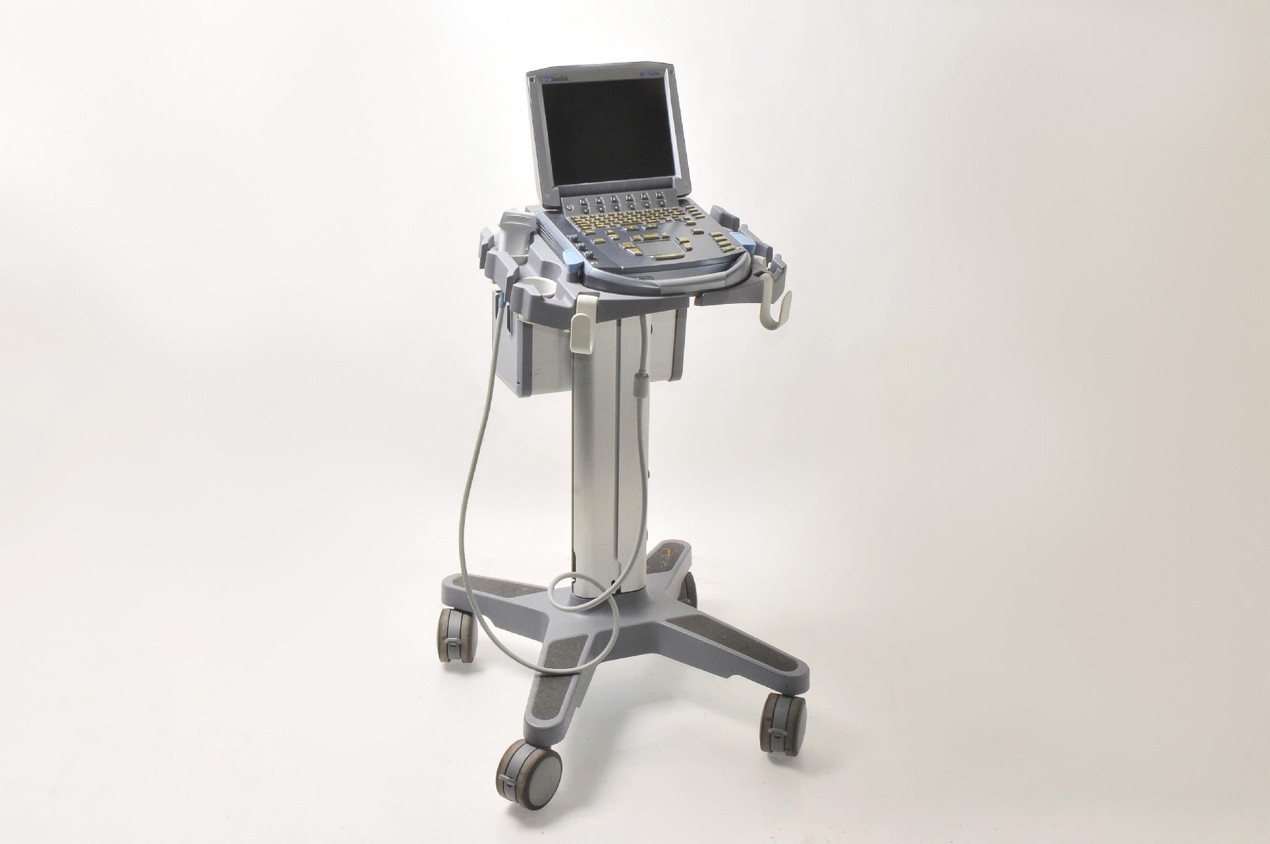 2011 SonoSite M-Turbo Portable Ultrasound Cart HFL38X Transducer Imaging System