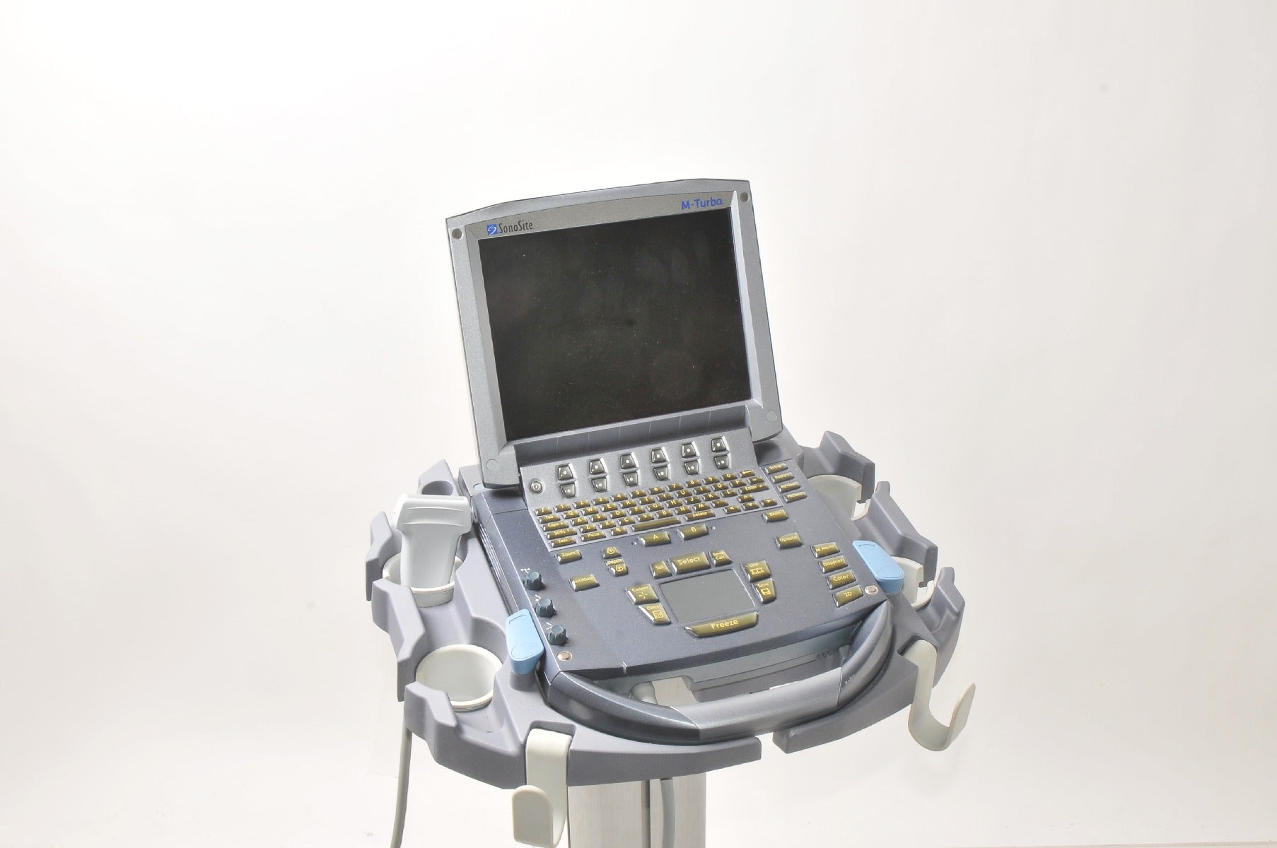 2011 SonoSite M-Turbo Portable Ultrasound Cart HFL38X Transducer Imaging System