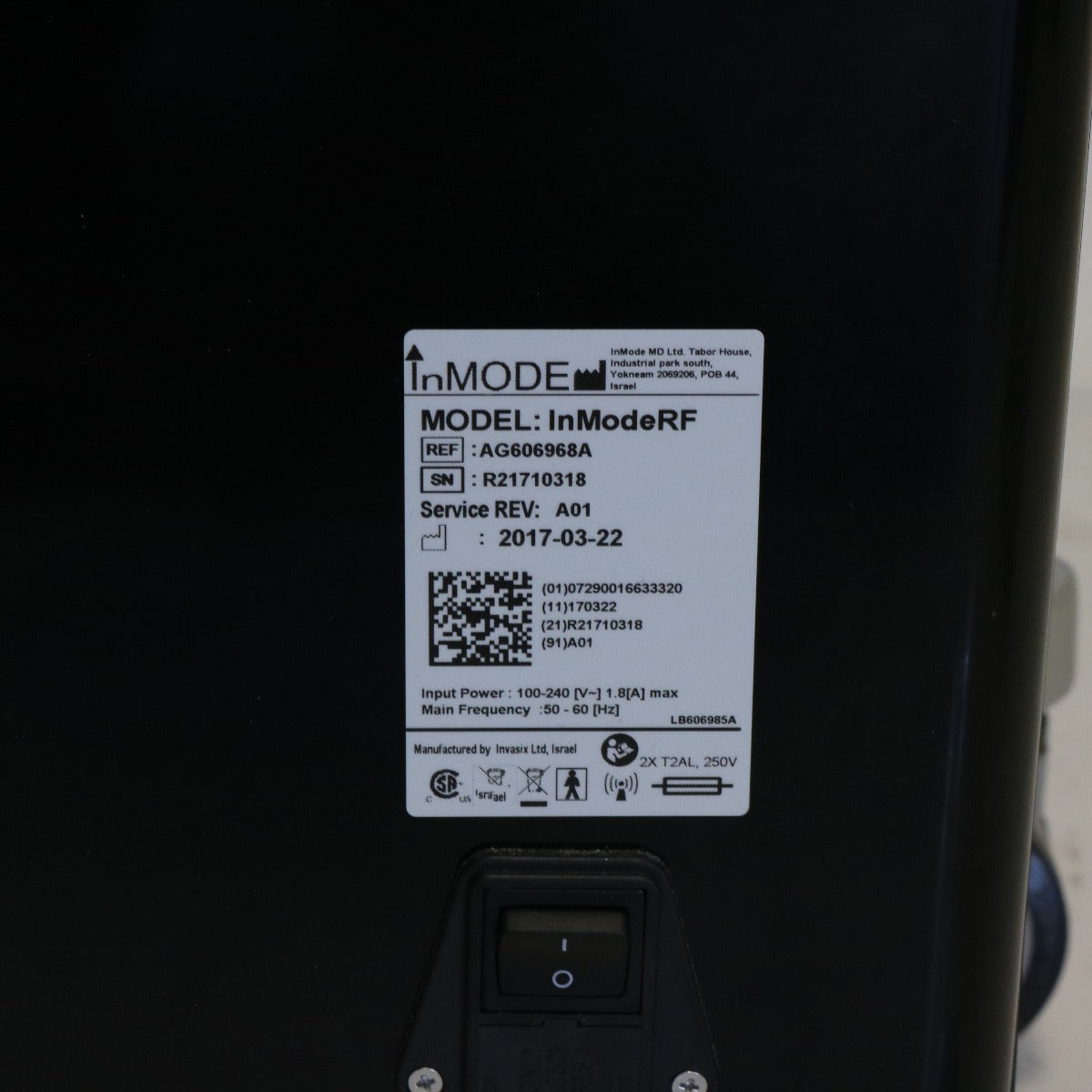 2017 InMode Votiva W/ Forma V Plus 90 RF Vaginal EMS vTone Enabled In Mode
