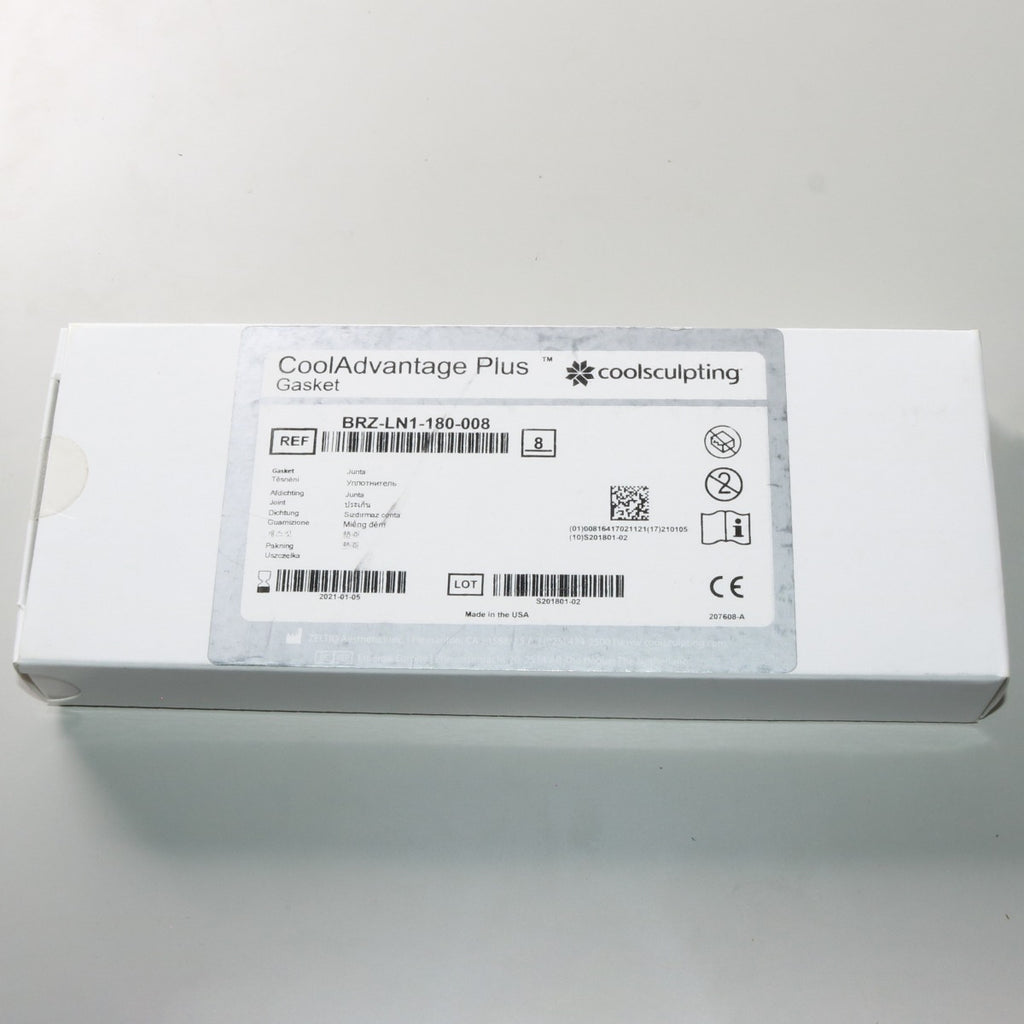 Zeltiq CoolSculpting CoolAdvantage Plus Gasket BRZ-LN1-180-008 / 8-Pack - EXPIRED