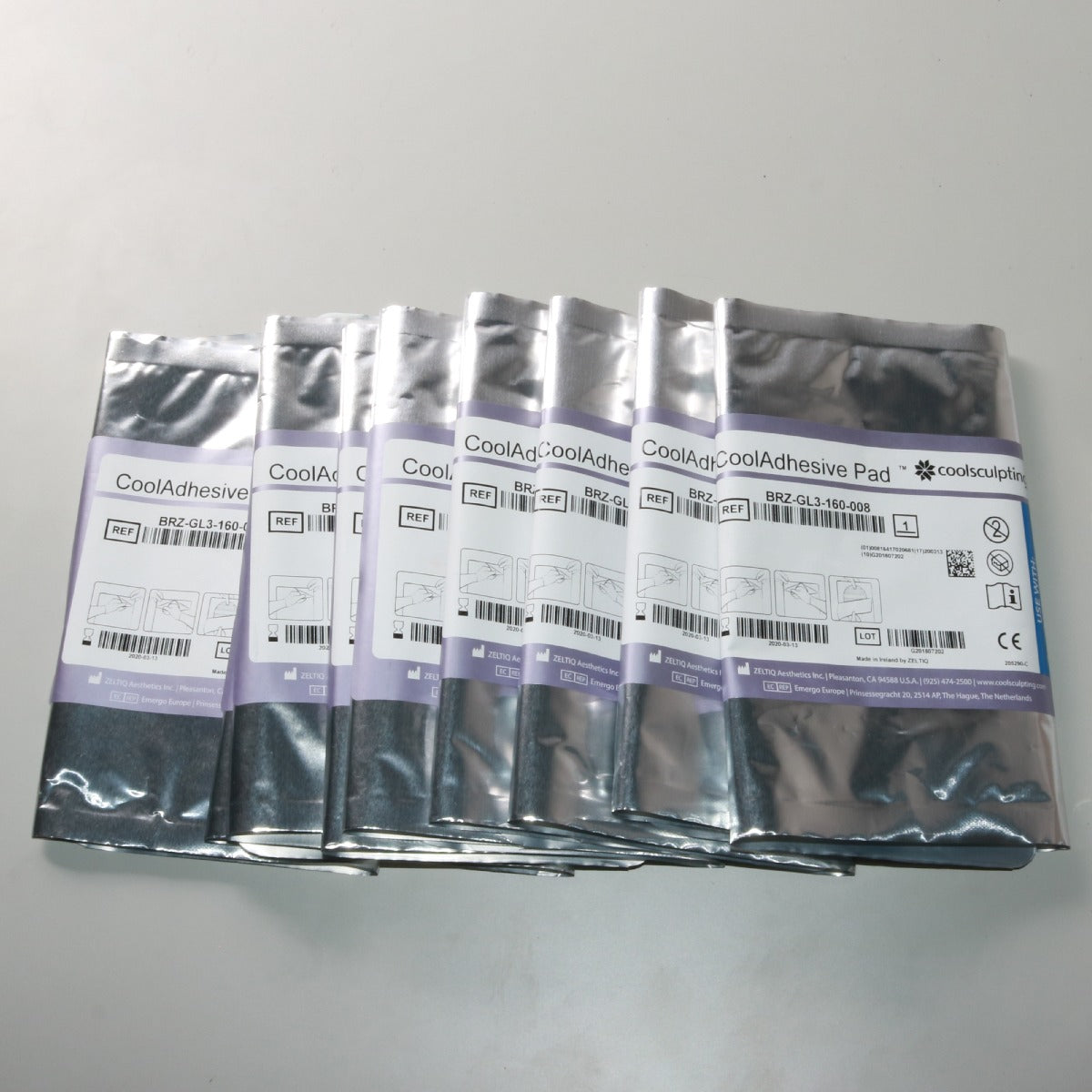 Zeltiq CoolSculpting Cool Advantage CoolAdhesive Pads BRZ-GL3-160 9PK EXP2020-03
