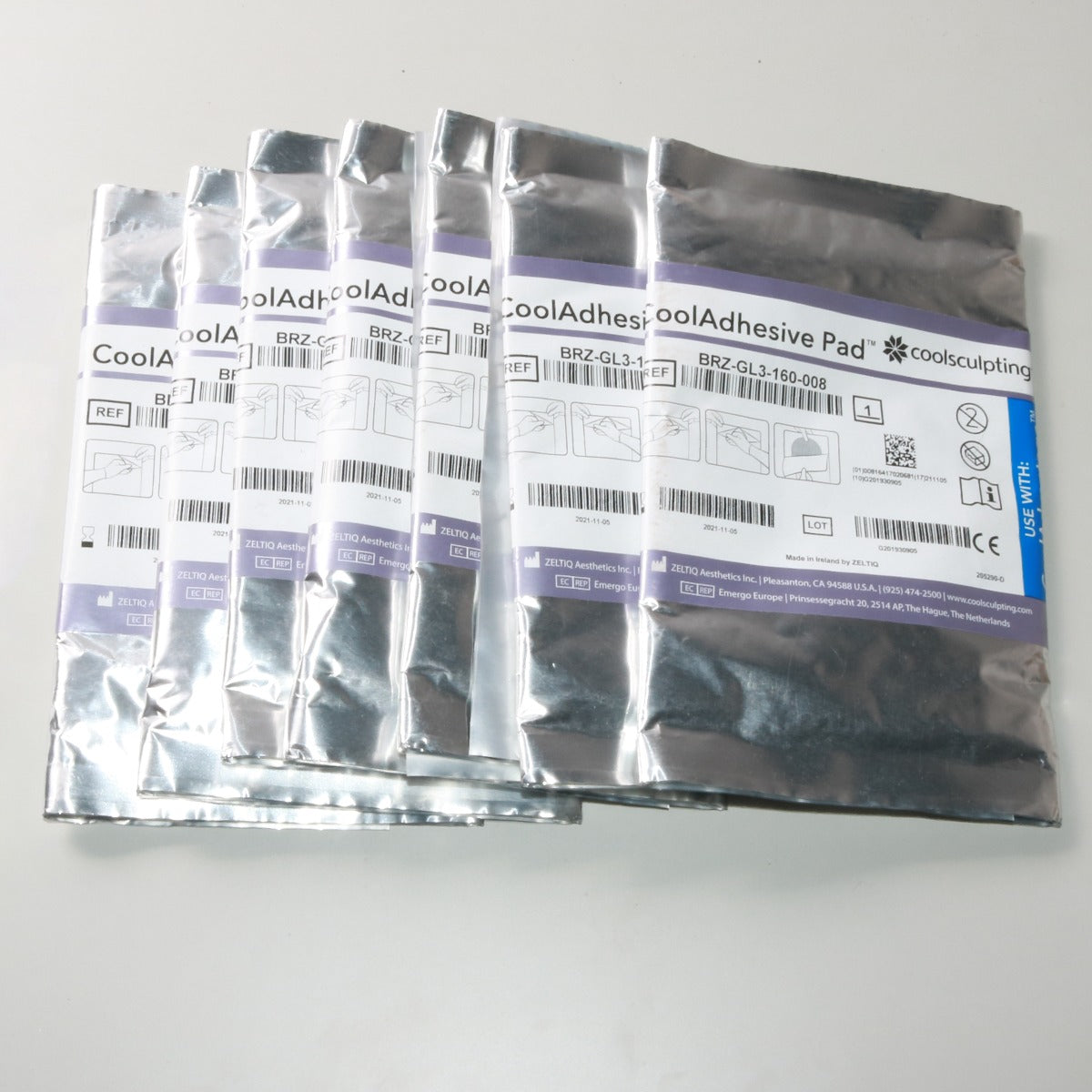 Zeltiq CoolSculpting Cool Advantage CoolAdhesive Pads BRZ-GL3-160 7PK EXP2021-11
