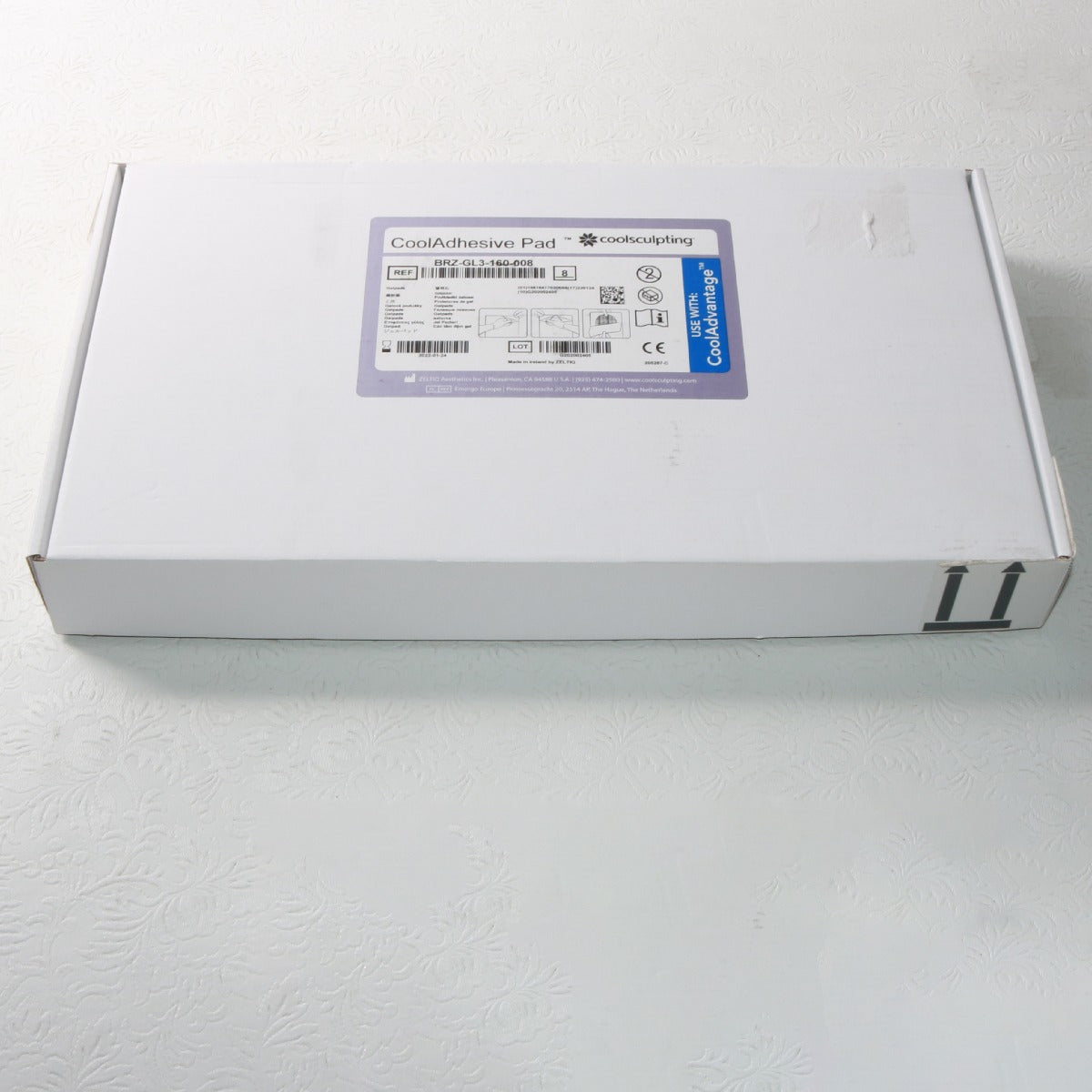 Zeltiq CoolSculpting Cool ADVANTAGE BRZ-GL3-160 CoolAdhesive Pads 8pack 2020-01
