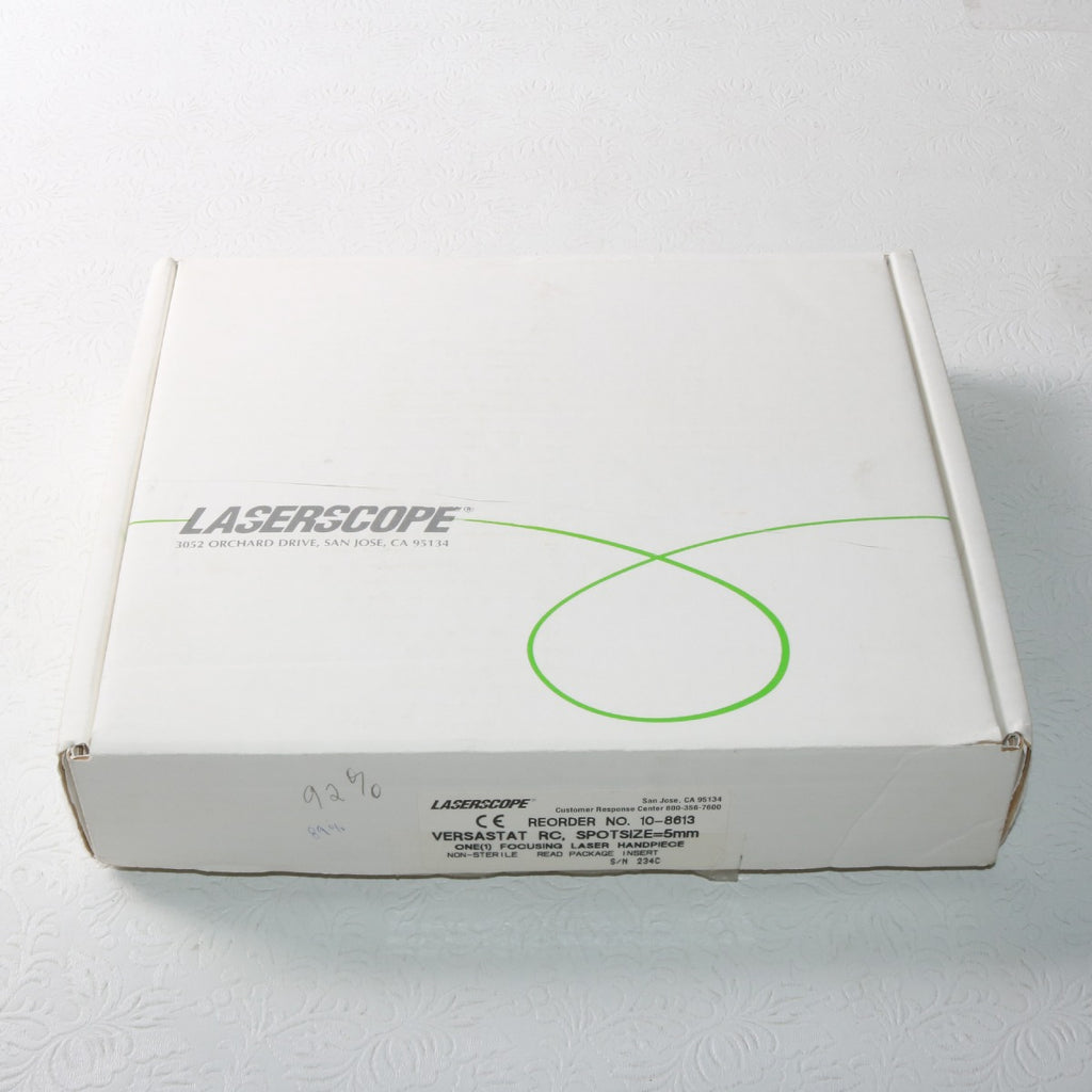 LaserScope Versastat RC 5mm Laser Fiber Handpiece Calibrates 89% 10-8613