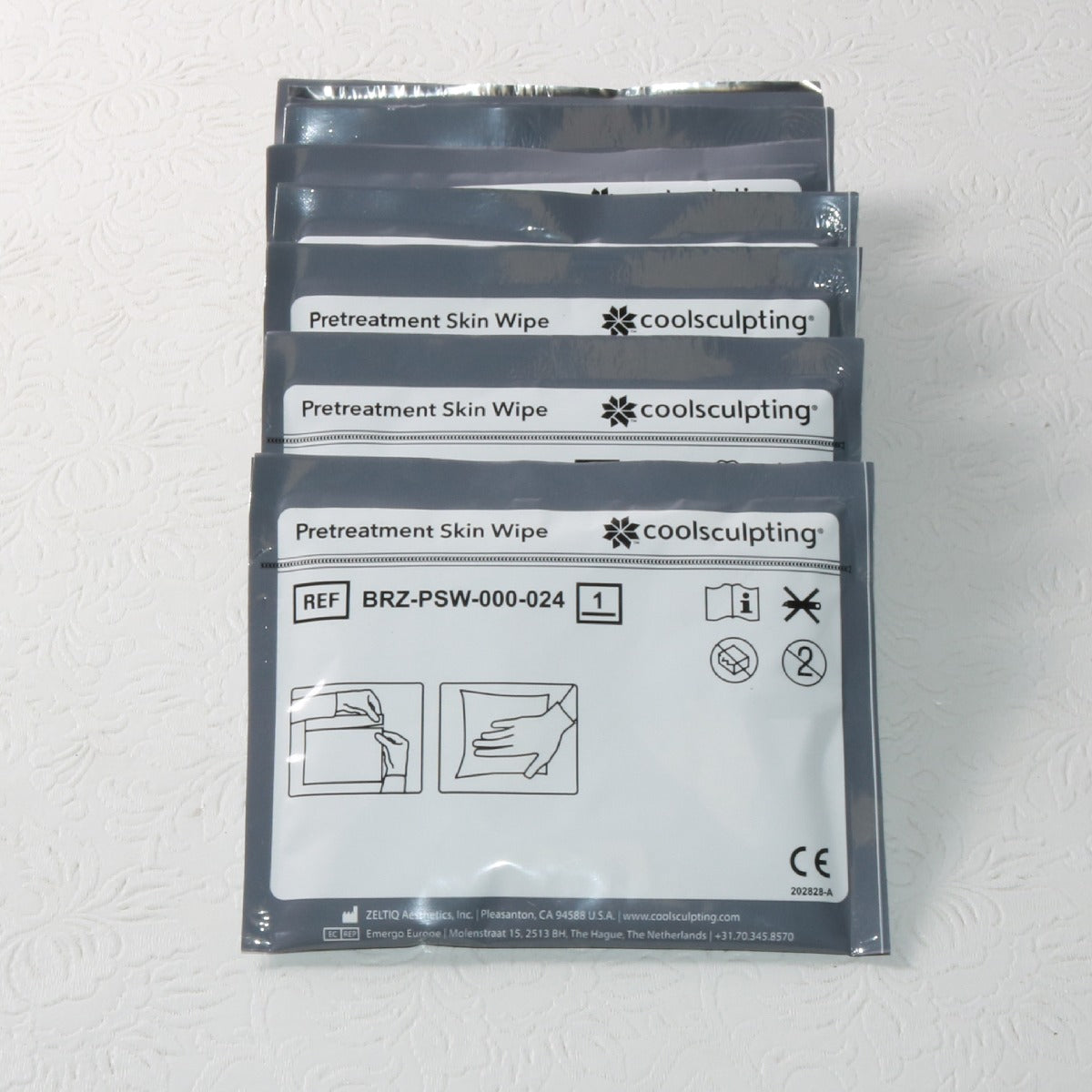 Zeltiq CoolSculpting BRZ-PSW-000 Pretreatment Skin Wipe EXP 2019-10-24 (8 PACK)