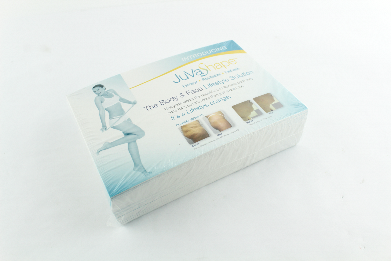 Alma Lasers JuvaShape RF Body & Face Contouring Marketing Flyer 100/ct Postcard