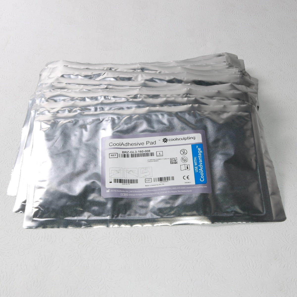 Zeltiq CoolSculpting Cool Advantage CoolAdhesive Pad BRZ-GL3-160 27PK EXP2020-02