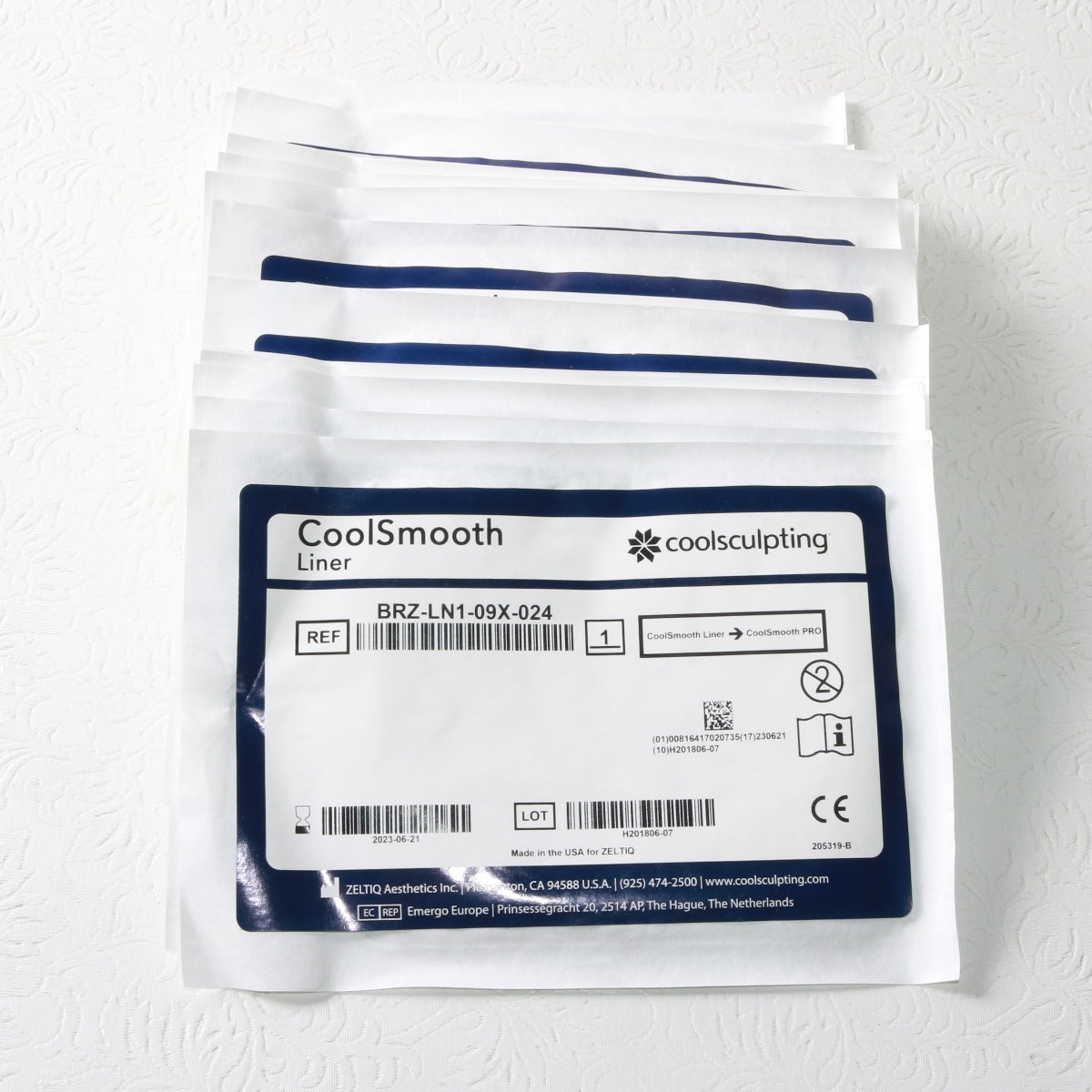 Zeltiq CoolSculpting BRZ-LN1-09X-024 CoolSmooth Cool SMOOTH Liners 29PK EXP 2023