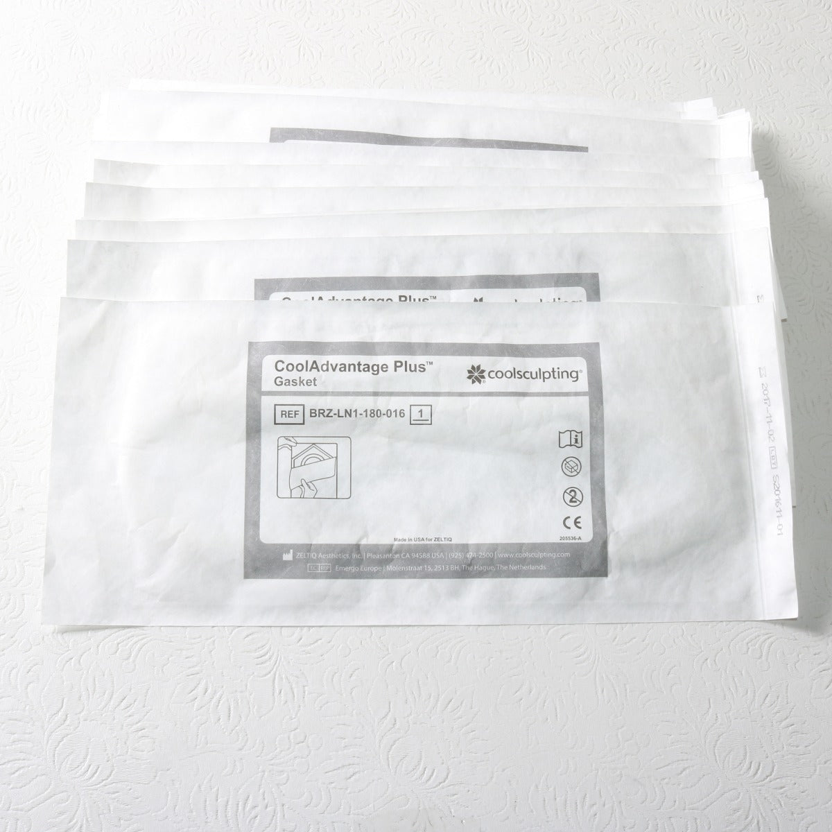 Zeltiq CoolSculpting BRZ-LN1-180-016 Cool ADVANTAGE PLUS Gaskets 21PK EXP 2017