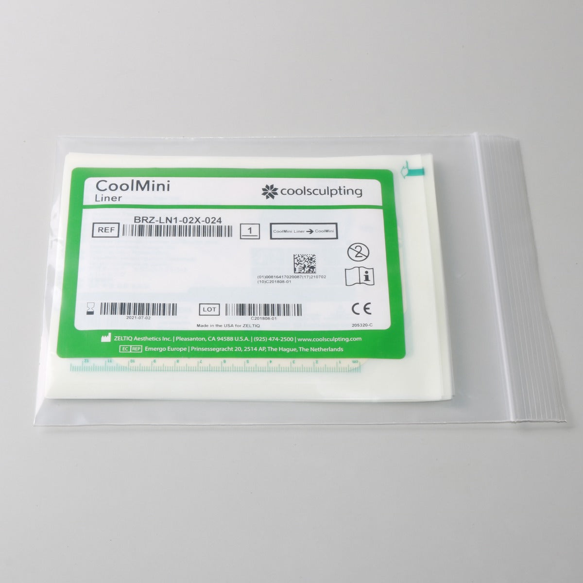 Zeltiq CoolSculpting CoolMini Liner Cool Mini 11PACK BRZ-LN1-02X-024 EXP 2021-07