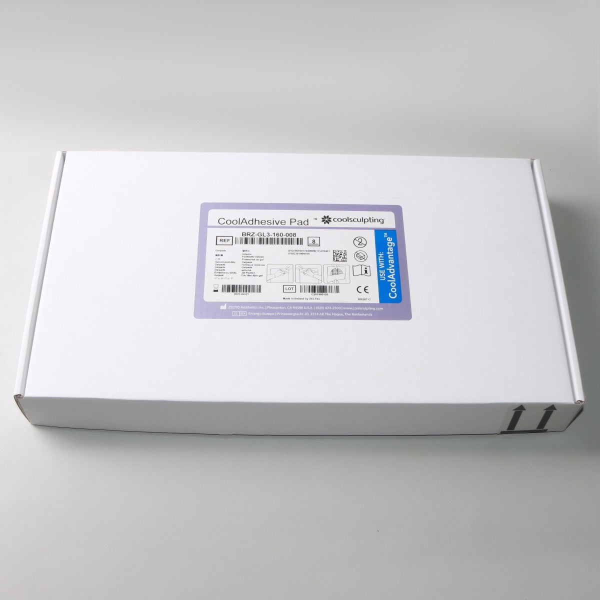 Zeltiq CoolSculpting Cool ADVANTAGE BRZ-GL3-160 CoolAdhesive Pads 8pack 2021-04
