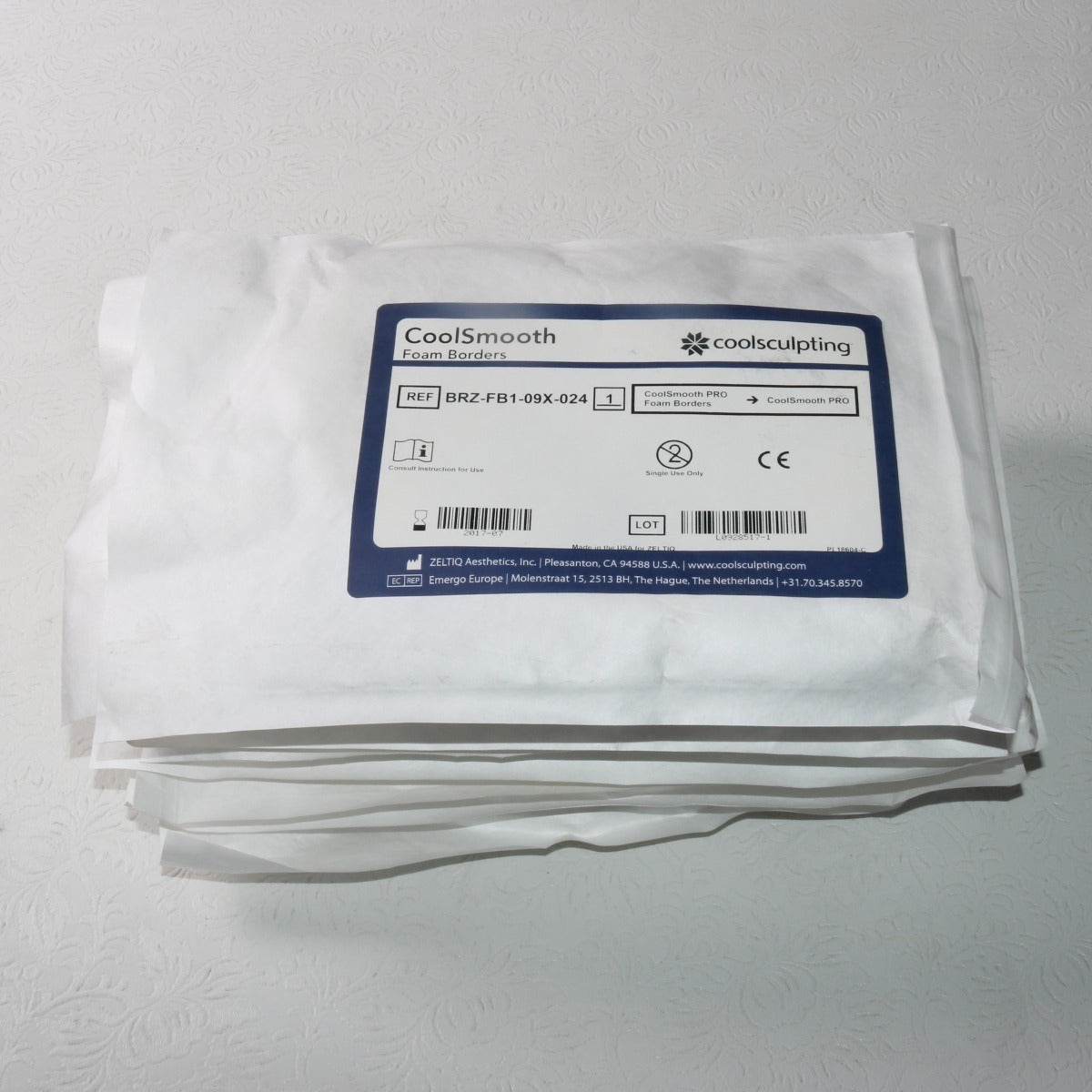 Zeltiq CoolSculpting Cool Smooth Foam Borders 9Pk BRZ-FB1-09X-024 EXP 2017-07