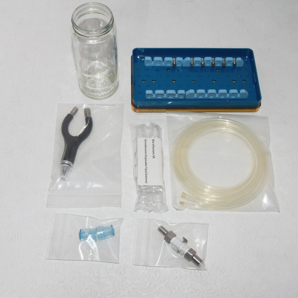Envy Medical SilkPeel 3 MD SP3 Dermalinfusion Face HP Kit Tips 163h Small Crack