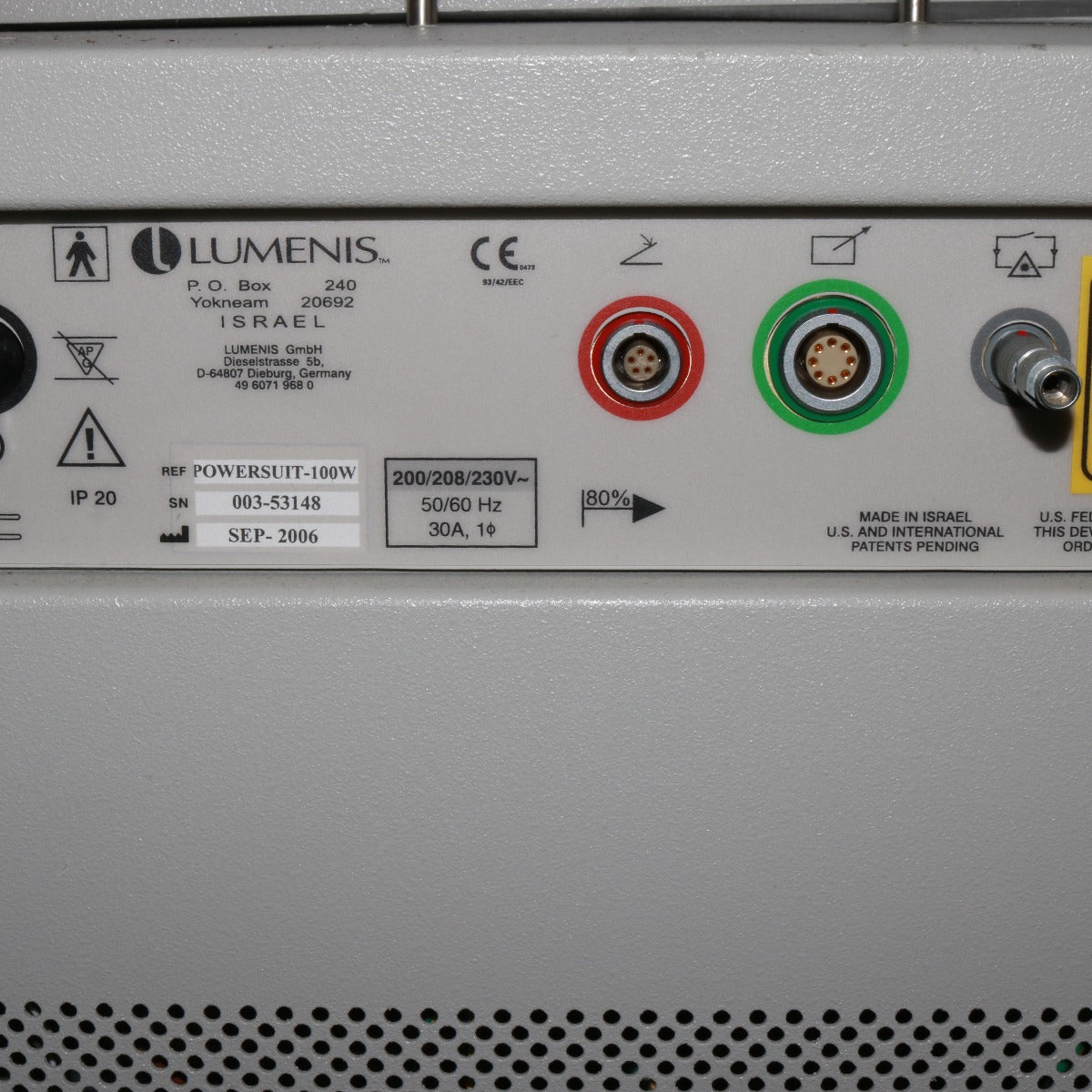 2006 Lumenis VersaPulse PowerSuite 100W Watt Holmium YAG 2100nm Laser NEW BRICKS