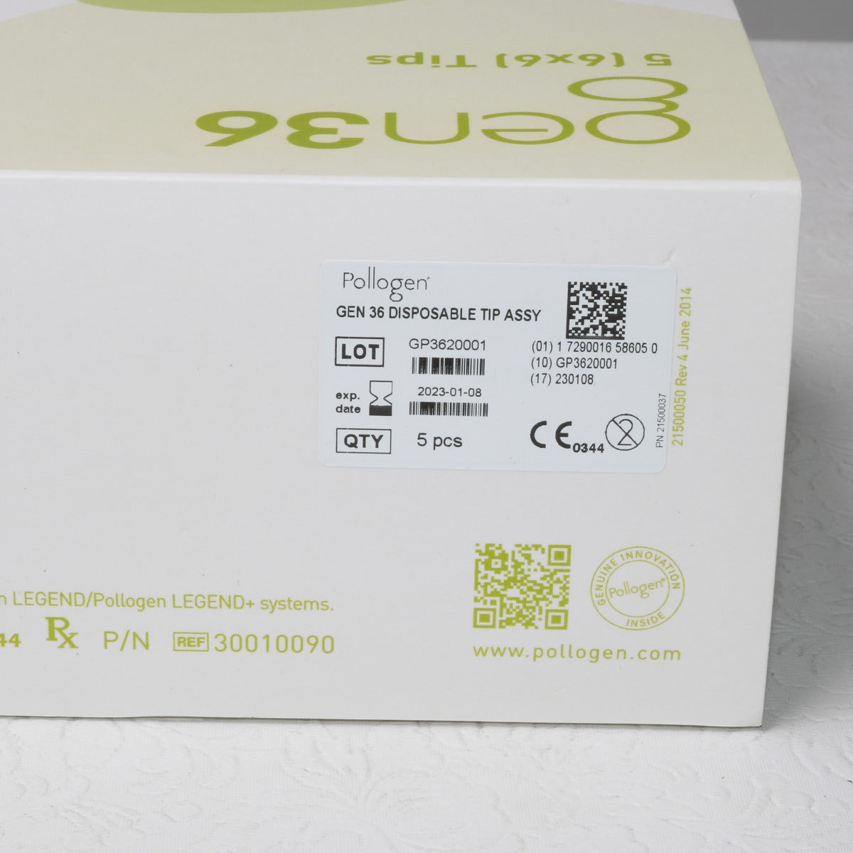 Pollogen GEN36 RF 6x6 Tips Gen 36 Surgen Legend Treatment Cartridges 4pk EXP2023