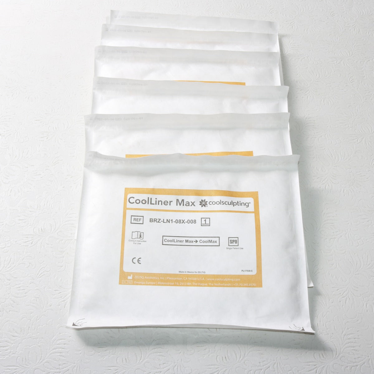 Zeltiq CoolSculpting CoolLiner Max CoolMax Liner BRZ-LN1-08X-008 EXP2022 7 PACK