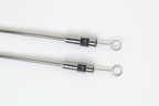 Cannula Aspiration Suction 6 1/2" Cannula Tri Hole x2 Pcs With Cleaning Stylets