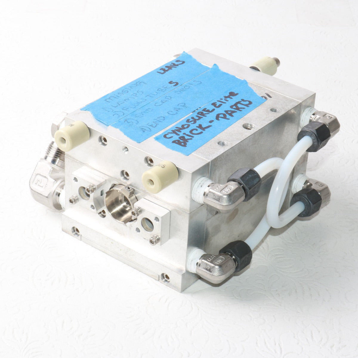Cynosure Elite Brick Laser Head Pump Chamber 100-7000-270 AS IS FOR PARTS NO ROD