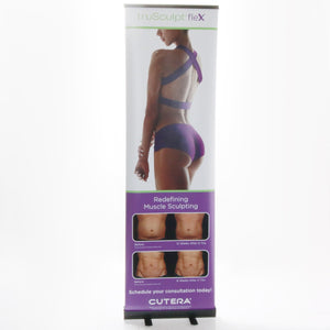 2019 Cutera truSculpt Flex 24x80" Before & After Retractable Marketing Banner