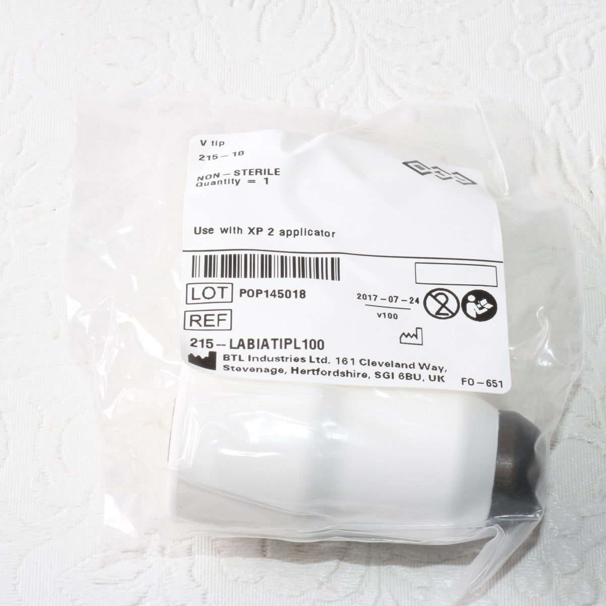 BTL External Vaginal Rejuvenation Labial V Tip 215-LABIATIPL100 Single (1)