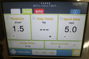 2019 Cutera Enlighten III 3 Tattoo Removal Skin Revitalization RECERT FEE WAIVED