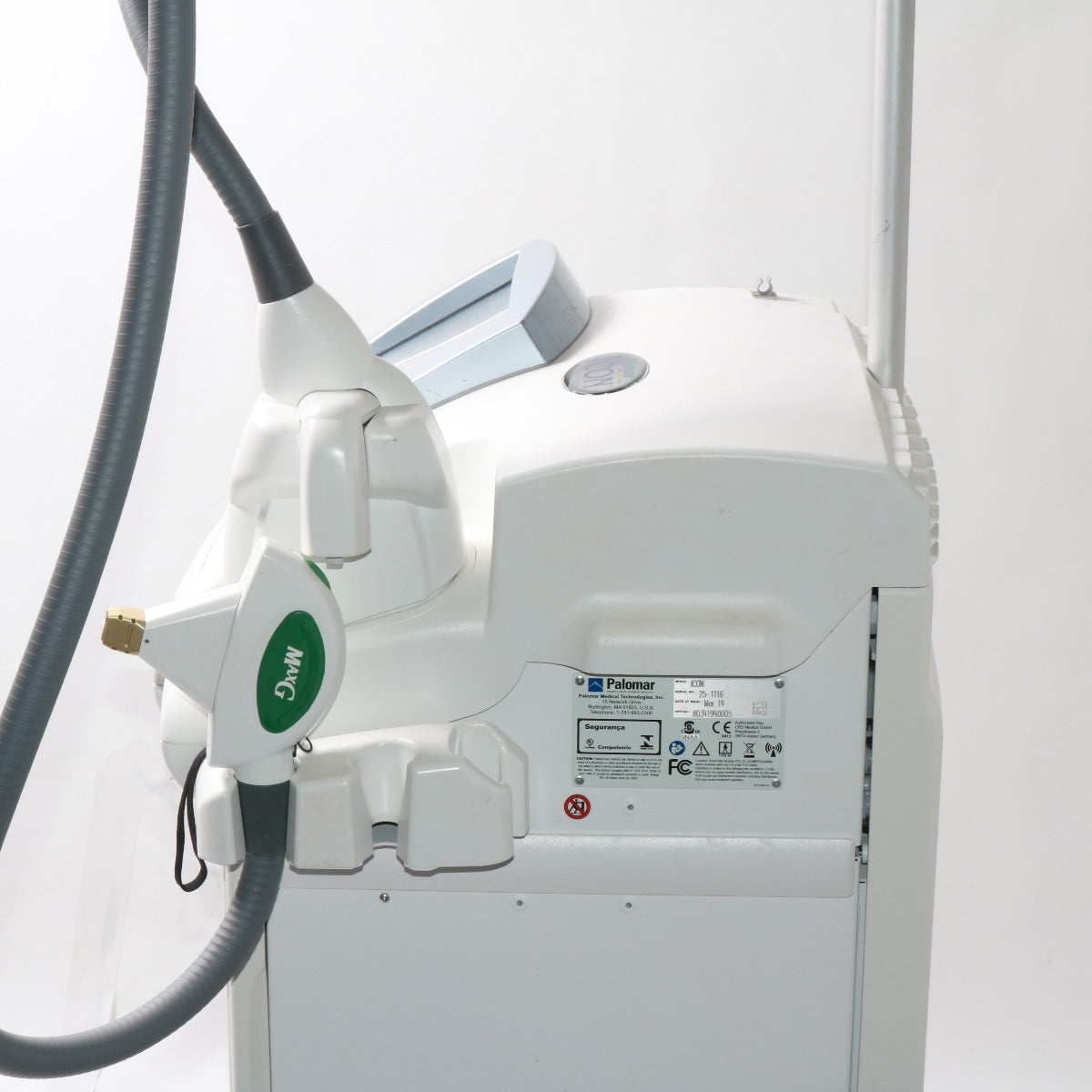 2014 Palomar Cynosure Icon Laser IPL 1 HP Max G Pigmented Lesions MaxG 50K Pulse