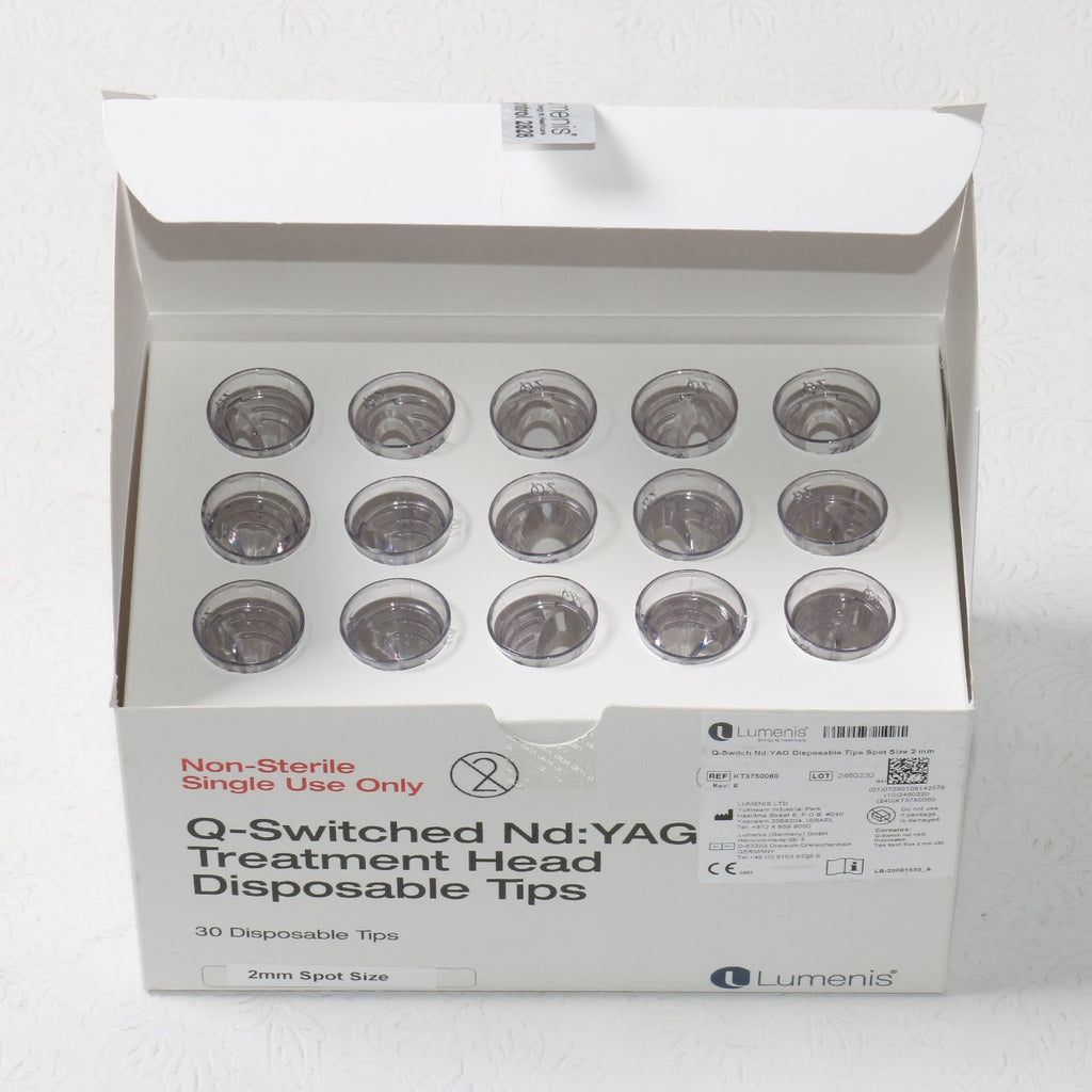Lumenis M22 Q-Switched Nd YAG QS YAG Laser Handpiece 2mm Tips KT3750060 x30 pcs