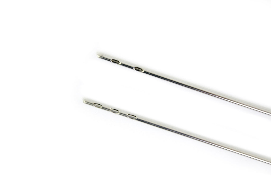 Cannula Aspiration Suction 6 1/2" Cannula 1.6 x2 Pcs With Cleaning Stylets