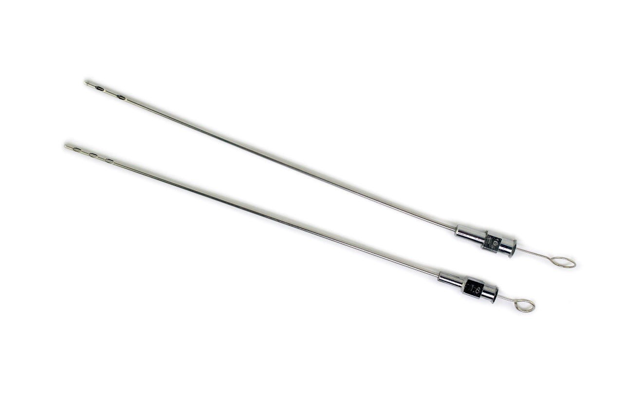 Cannula Aspiration Suction 6 1/2" Cannula 1.6 x2 Pcs With Cleaning Stylets