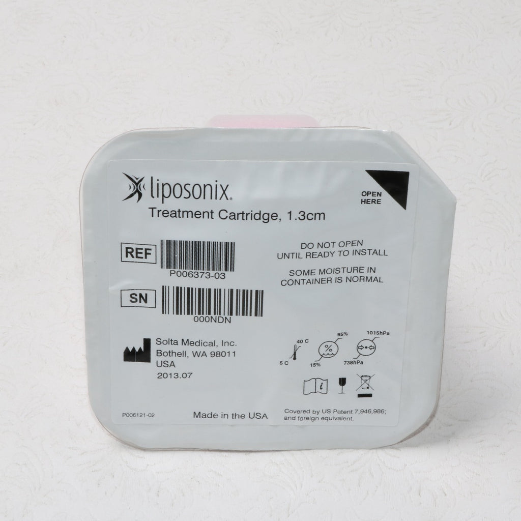 Solta Liposonix 1.3cm Treatment Cartridge Transducer Tip P006373-03 UNOPENED