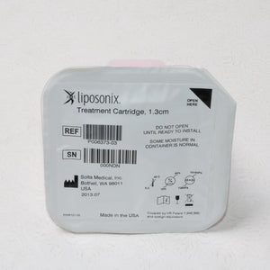 Solta Liposonix 1.3cm Treatment Cartridge Transducer Tip P006373-03 UNOPENED