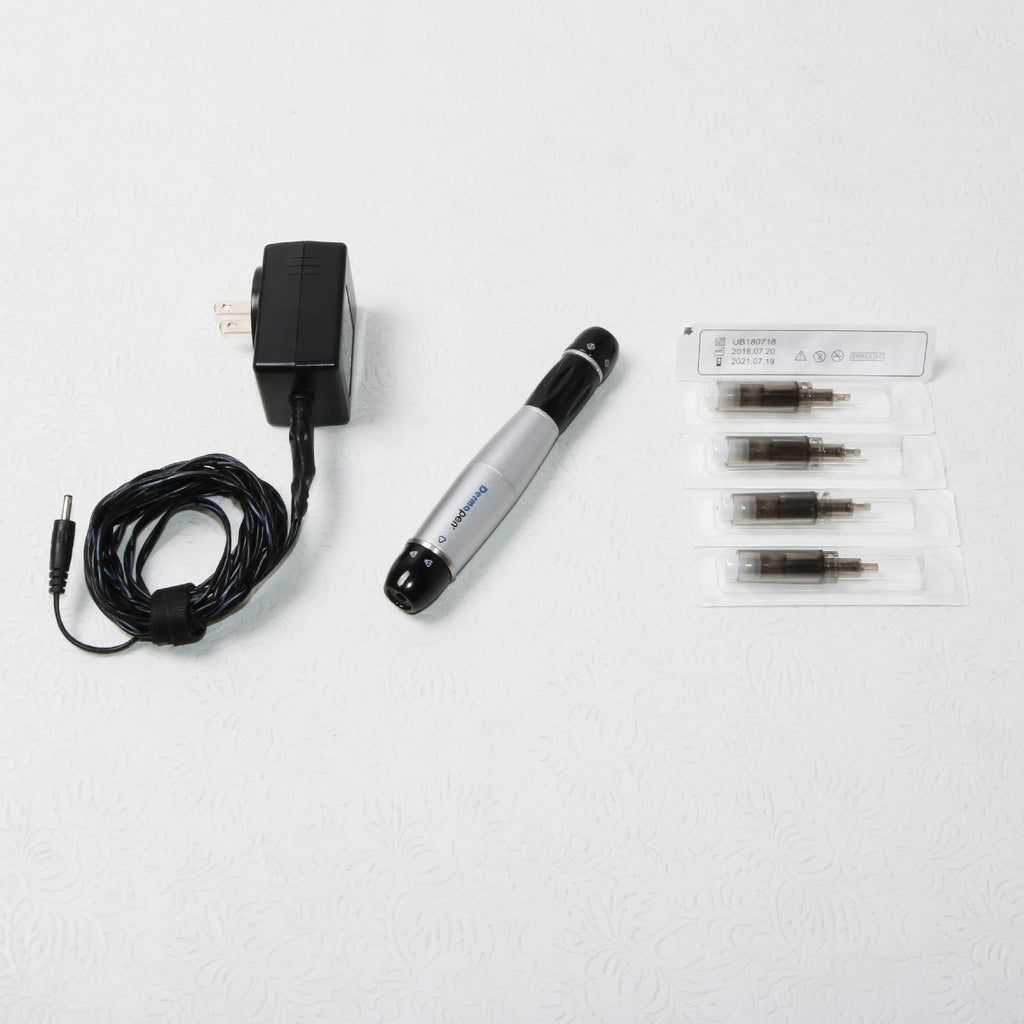 DermaPen Variable 7-Speed 0-2.5mm Depth Microneedling Derma Pen w/ 5 Tips
